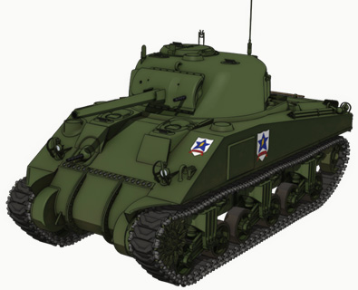 M4シャーマン 75mm砲搭載型