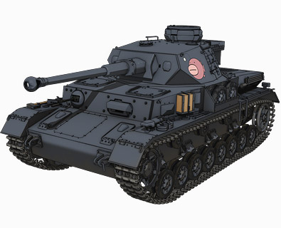 Ⅳ号戦車D型改(F2型仕様)(あんこうチーム)