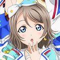 ラブライブ!スクフェス『Aquoursといっしょ♪冬休み大作戦』前半投票結果発表!3位果南、2位曜ちゃん!1位は…!の画像