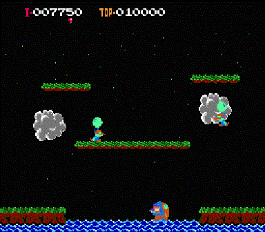 ニンテンドークラシックミニファミコン　バルーンファイト　レトロゲーム
