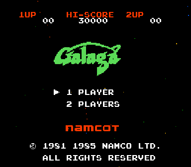 ギャラガ　ニンテンドークラシックミニファミリーコンピュータ　レトロゲーム