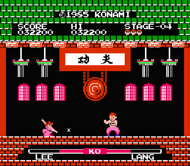 ニンテンドークラシックミニファミリーコンピュータ　イー・アル・カンフー　レトロゲーム