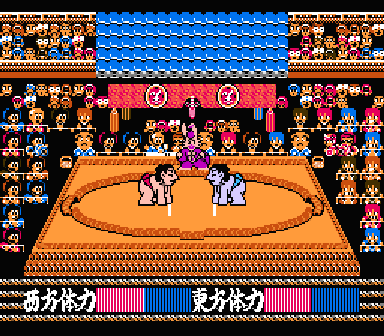 ニンテンドークラシックミニファミリーコンピュータ　つっぱり大相撲　レトロゲーム