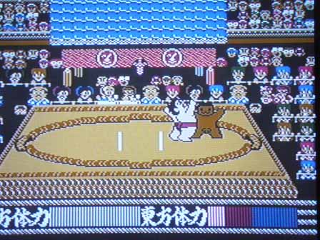 ニンテンドークラシックミニファミリーコンピュータ　つっぱり大相撲　レトロゲーム