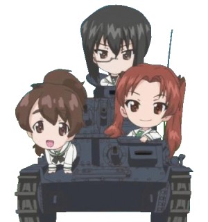 ガールズ＆パンツァー戦車道大作戦　カメさんチーム　キャラ紹介