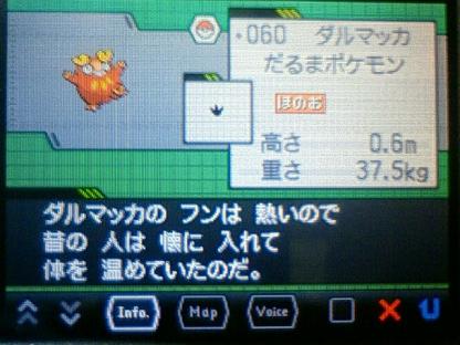 ゲーム　ポケモン　ダルマッカ