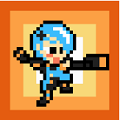 【オフラインゲーム】レトロな雰囲気で突き進むロックマン風ピコピコ横スクロールアクション！「GameStart 2015」の画像