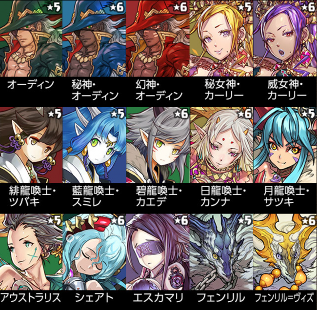 後半　的中確率「超絶×5UP&Lv最大」対象フェス限定モンスター1