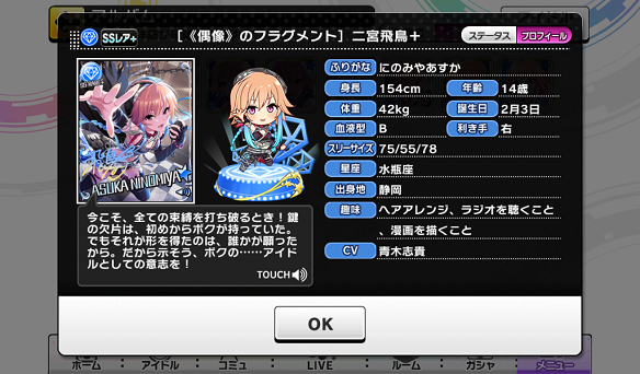 二宮飛鳥　プロフィール