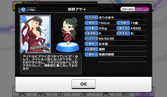 桐野アヤ プロフィール