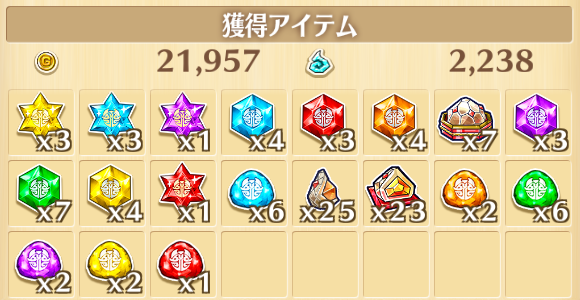 SnowFairyTale難易度10報酬