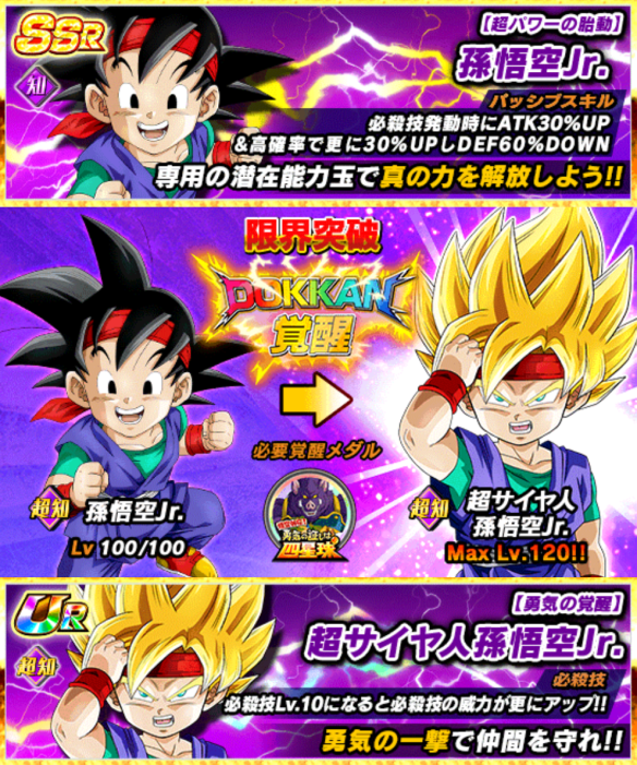 「孫悟空Jr.／超パワーの胎動」をドッカン覚醒！