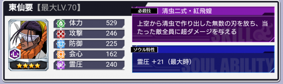 イベント抽選報酬東仙要