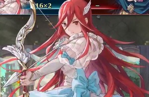 りりしく弓を構える「完全無欠の花嫁　ティアモ」！