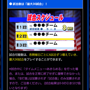 試合数は最大30試合！