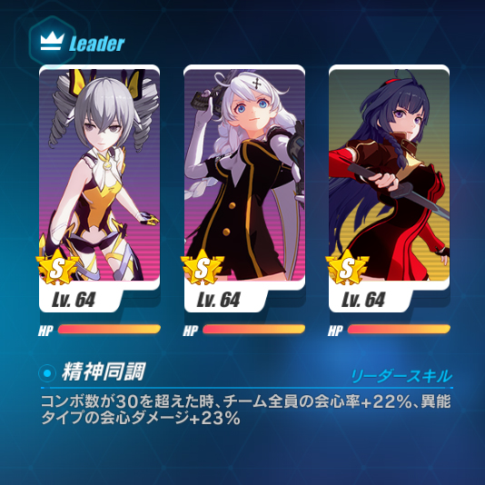 【崩壊3rd】今さら聞けない艦長レベル６０までの全知識・チーム編　～無限深淵を攻略するための【聖女・山吹】チーム。大型アップデートの前に定番チームを見つめなおす～の画像