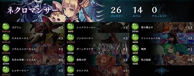 【シャドウバース】初心者必見!レジェンド非採用の低コストアグロネクロデッキを紹介!の画像