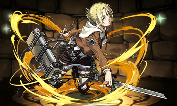 パズドラ進撃コラボアニ進化前