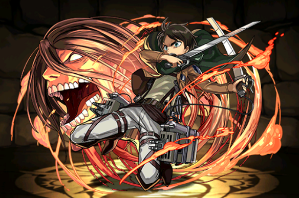 【パズドラ】進撃コラボ第二弾!主人公エレンの使い道!使い分けできる良分岐!の画像