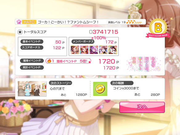 リザルト画面