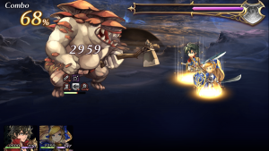 通常攻撃、華やかなる一撃を2回ずつを繰り返すとコンボは18％増加