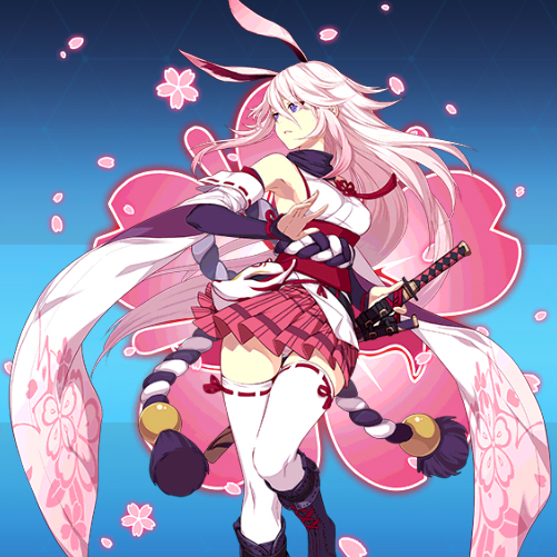 【崩壊3rd】バージョン１．４で新たに追加された武器と聖痕その２　～☆４霊刀・桜吹雪、☆４黒軒轅剣、☆４姫軒轅・黒、☆４八重桜、姫子・花嫁（Ｃ）、芽衣・端午（Ｃ）～の画像