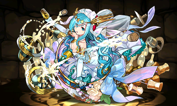 【パズドラ】花嫁シェアトは4個消しで攻撃力8000！追加攻撃も魅力！光パーティのサブで使おう！の画像