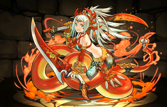【パズドラ】懐かしのエキドナが転生進化したら？性能を堂々発表！の画像