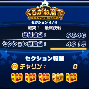 最終的に経験点は9246！