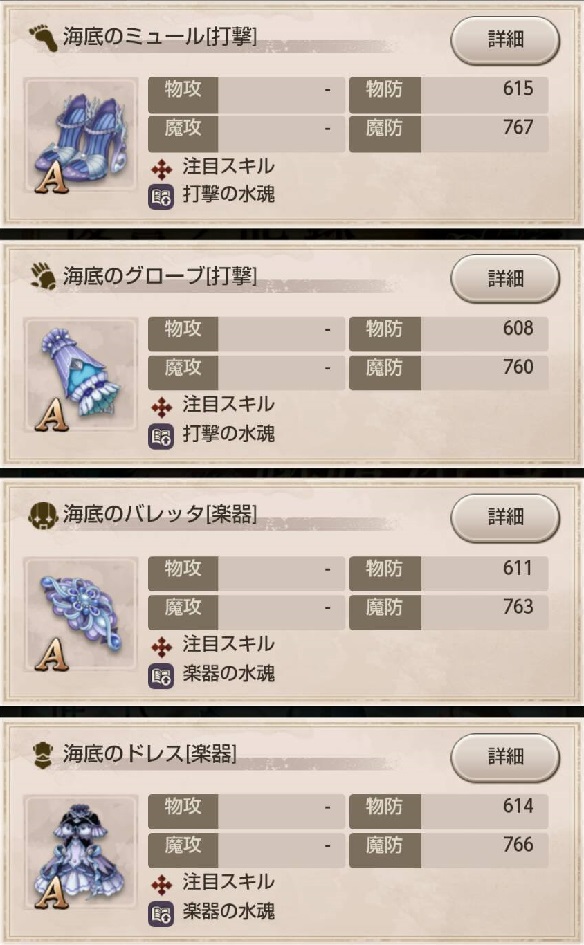 1％装備②