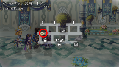 パルシファル宮殿1Fマップ