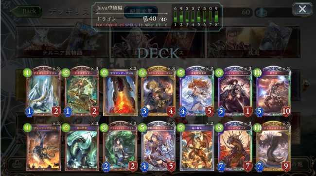 中級Javaドラゴンデッキレシピ