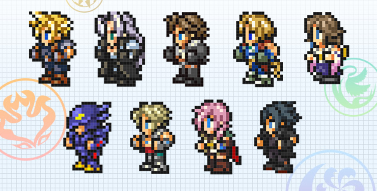 【パズドラ速報】FF（エフエフ）コラボのドット絵究極分岐まとめ②　ドット・クラウドやドット・セフィロスが登場！の画像