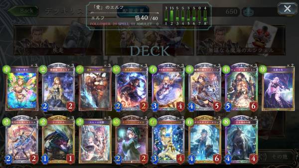 白狼白銀搭載愛のエルフデッキレシピ