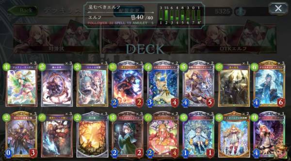忌むべきエルフデッキレシピ