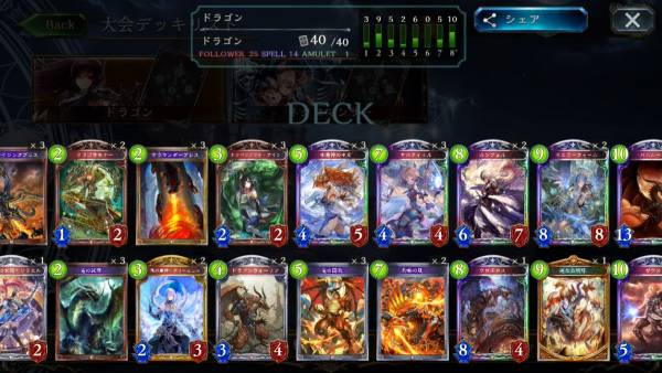 ランプドラゴンのデッキレシピ