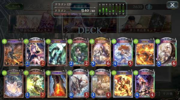 戯曲の竜神ドラゴンデッキレシピ