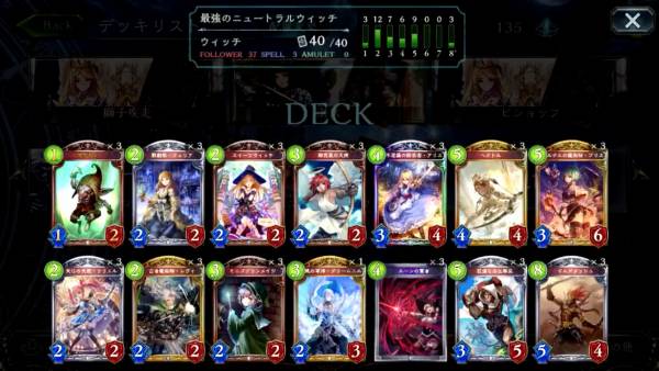 最強ニュートラルウィッチデッキレシピ