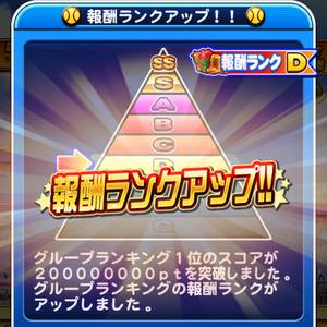 グループランキング報酬は1位が頑張ろう