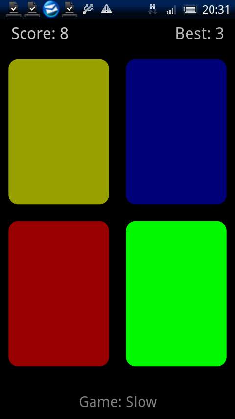クラシックサイモン androidアプリスクリーンショット1