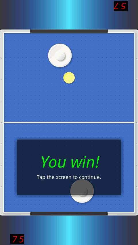 エアホッケーデモ androidアプリスクリーンショット2