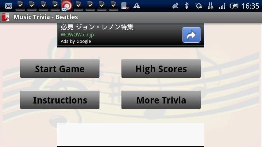 ザ・ビートルズミュージックトリビア androidアプリスクリーンショット3