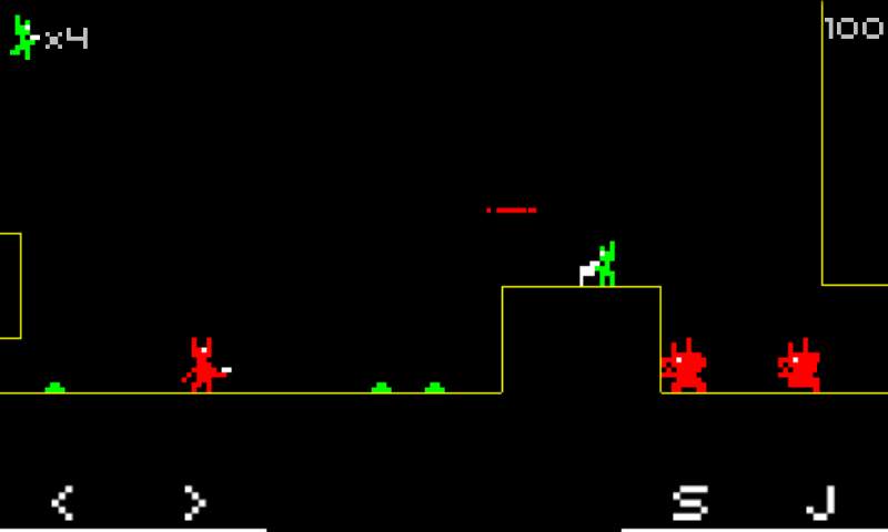 androidアプリ スターウォーリアージャンピンランゲーム攻略スクリーンショット1