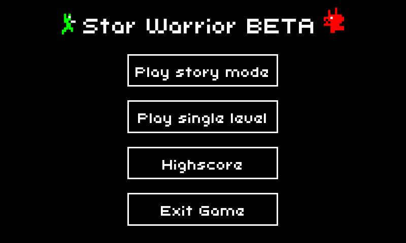 スターウォーリアージャンピンランゲーム androidアプリスクリーンショット1