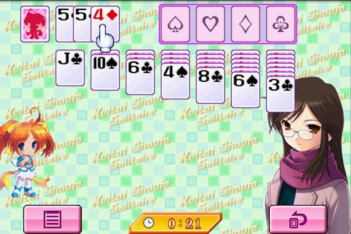 androidアプリ ケータイ少女ソリティア ～クロンダイク～攻略スクリーンショット3