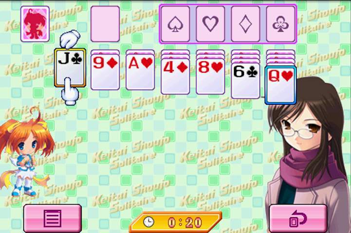 androidアプリ ケータイ少女ソリティア ～クロンダイク～攻略スクリーンショット4