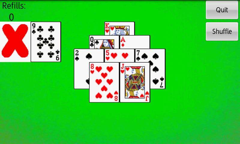 androidアプリ ピラミッドソリティア攻略スクリーンショット4