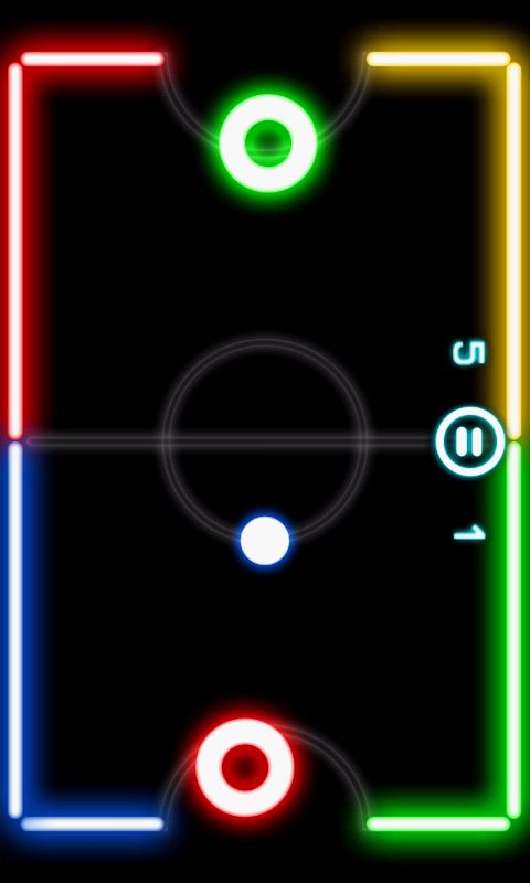 androidアプリ グロウ ホッケー攻略スクリーンショット1