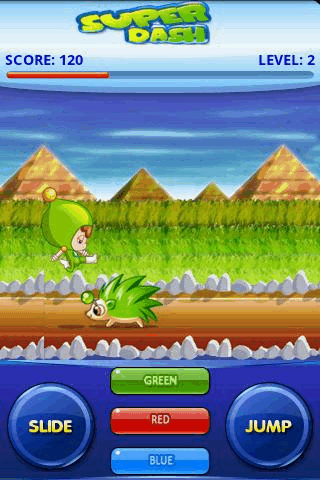 androidアプリ スーパーダッシュ（320 * 480）攻略スクリーンショット2