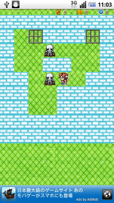 androidアプリ ダンジョンヒーロー攻略スクリーンショット1